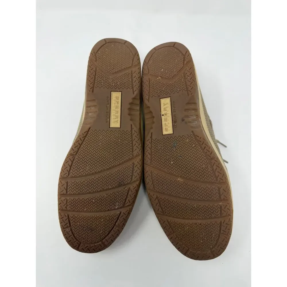 SPERRY Men's Billfish 3 Eye Boat Shoe Sneakers in Cognac
